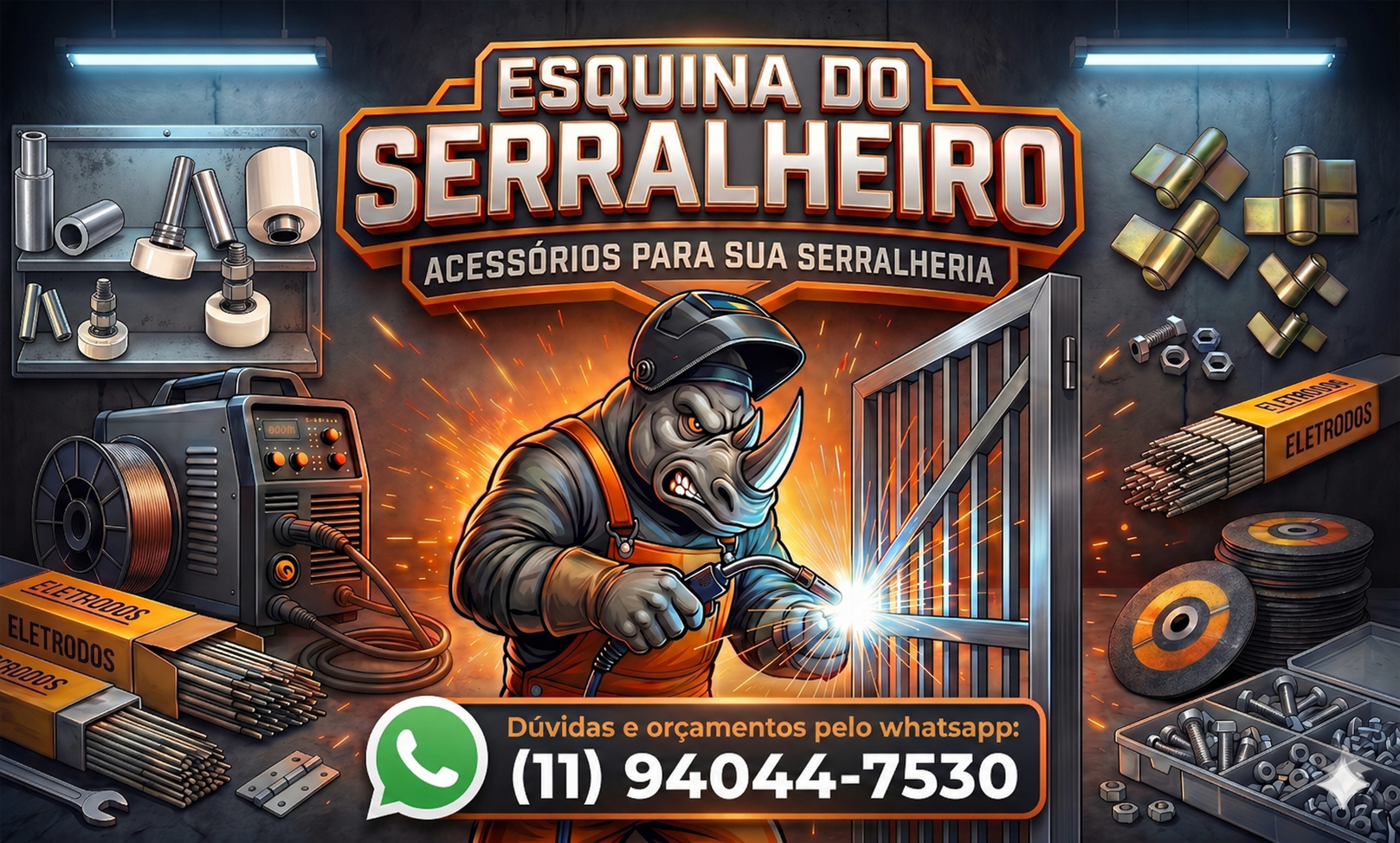 Esquina do Serralheiro -  Acessórios para sua serralheria